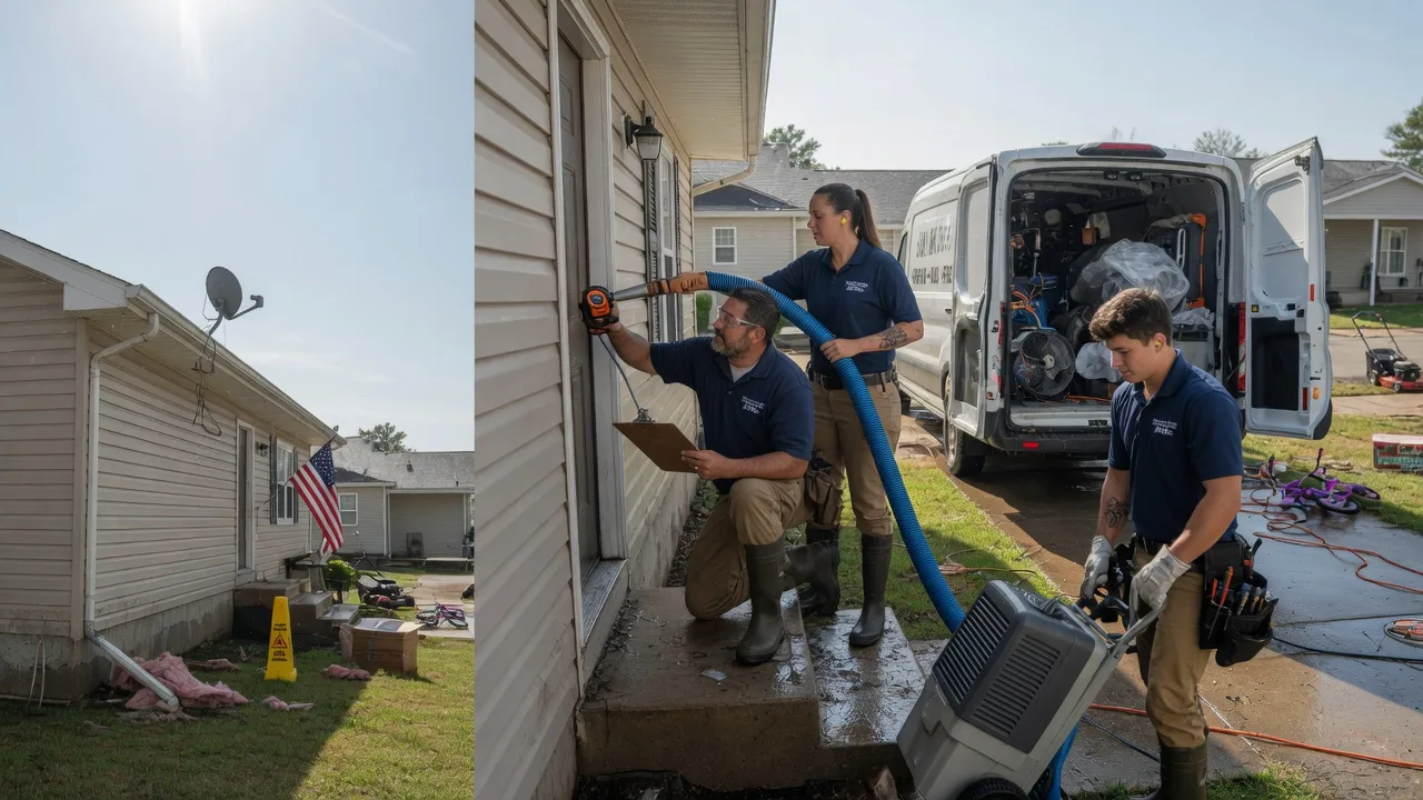 Ceiling Water Damage Restoration in Fishertown, PA near me
